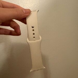 Apple White Silicone Apple Watch Band